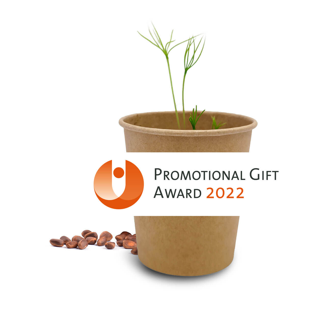 Grownotebook - wachsende Werbung - ausgezeichnet mit einem Promotional Gift Award 2022
